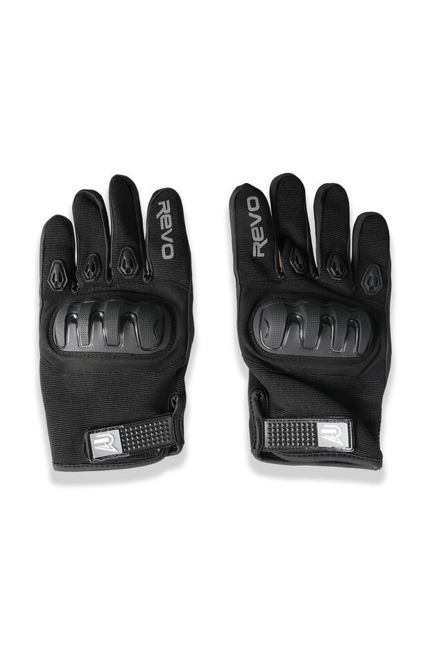 Gp Revo Eld21 3 Protection Motorcycle Gloves Black