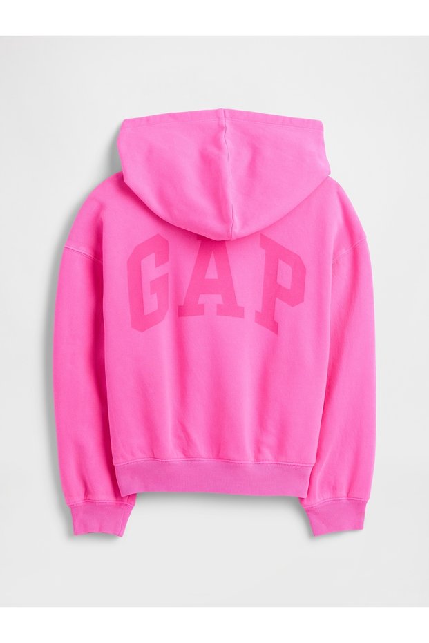Girl's Pink Relaxed Logo Sweatshirt