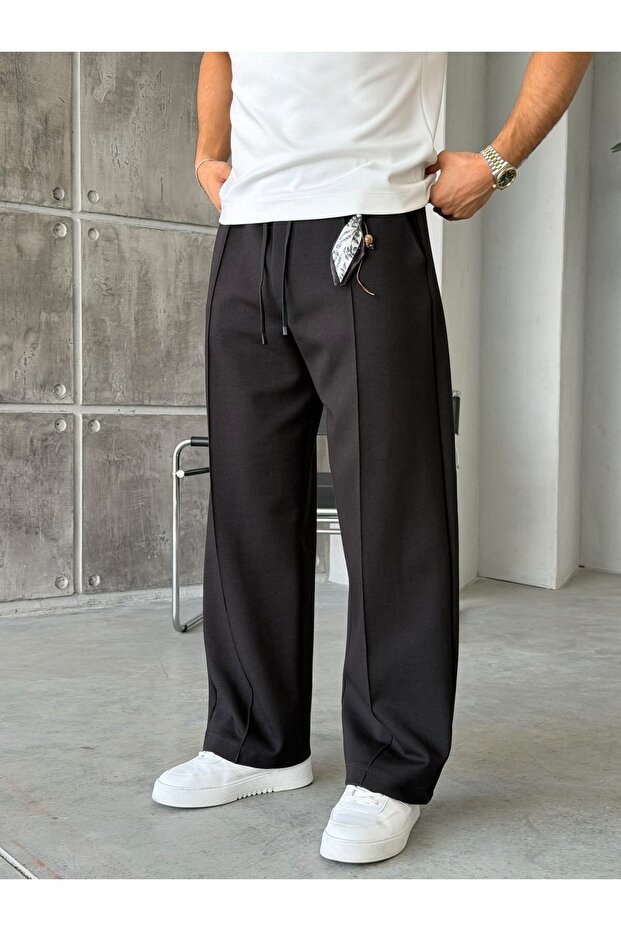 Accessory Detailed Double Face Tracksuit W Black