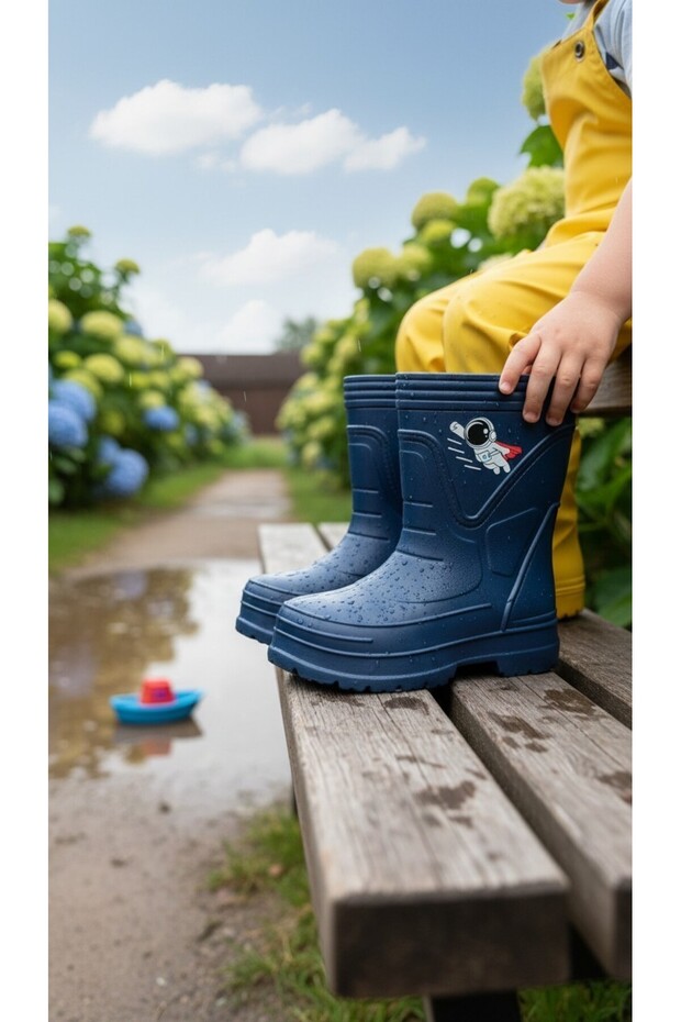 Children's Rain Boots Waterproof Colorful Patterned Boots