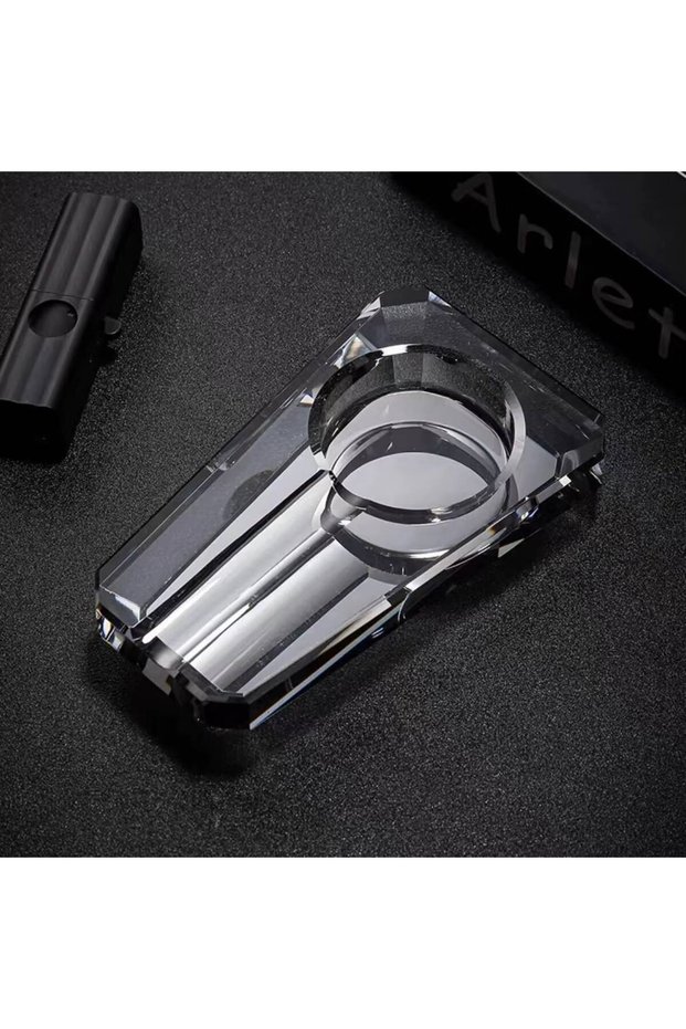 Crystal Ashtray Decorative Glass Ashtray Stylish Design Desktop Ash Tray - Cigar Ashtray