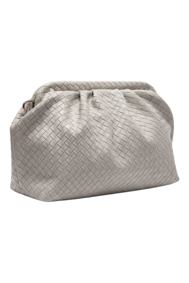 Quilted Textured Clutch Portfolio Bag