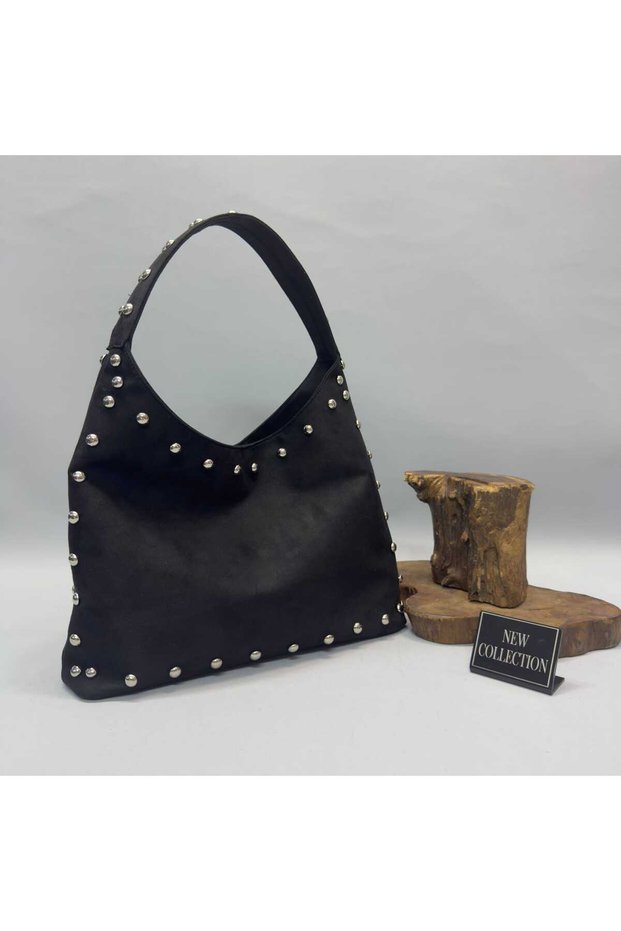 Staple Detailed Hobo Bag