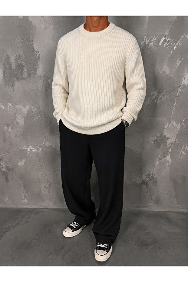 Oversize Örme Kazak
