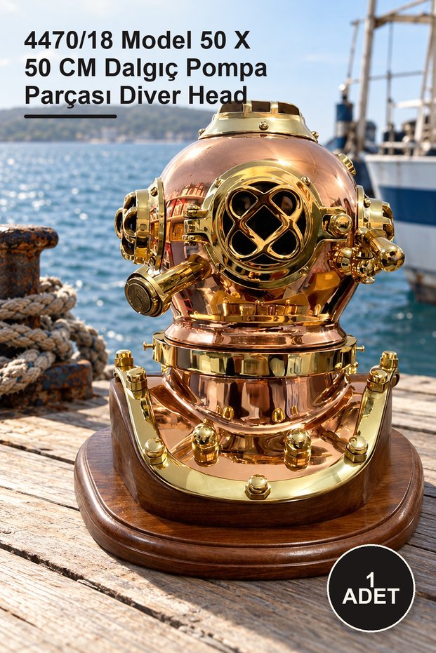 1 Piece Brass Diver Head – 4470/18 Model 50 X 50 cm Submersible Pump Part Diver Head