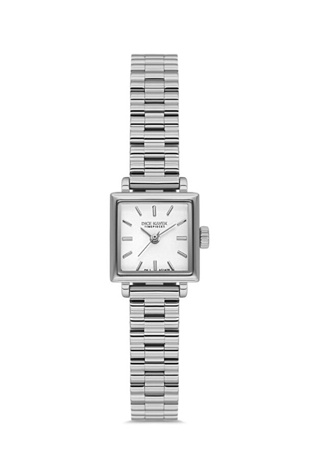 Dk.1.Ag1428.10 Minimal Square Dial 3 Atm Water Resistant Metallic Color Women's Wristwatch
