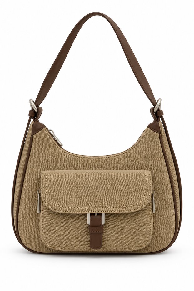 Jkln Women's Shoulder Bag Large Volume Daily Beige Bag 2519