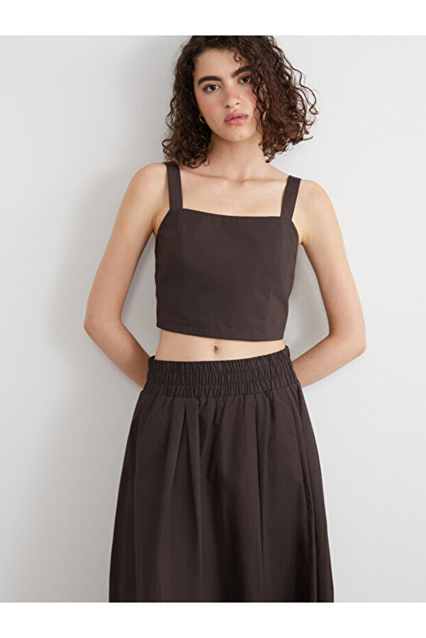 Timeless Clothing & Timeless Choices Square Roba Collar Strap Cropped