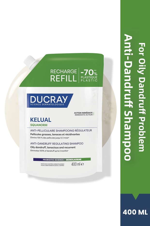 Kelual Squanorm Purifying Dandruff Shampoo for Oily Hair Refill 400ml