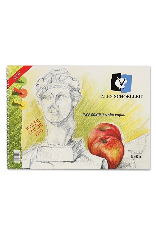 Alex Alx-833 Picture Notebook 35X50 Spiral 120Gr 15Yp