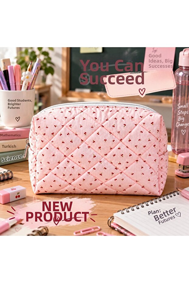 Crispy Cherry Patterned Pen Bag - Pen Holder X- Large (New Product)P3