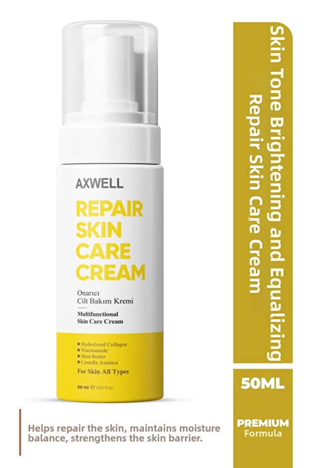Centella Asiatica Soothing, Repairing, and Moisturizing Cream with Collagen, Niacinamide, and Shea Butter