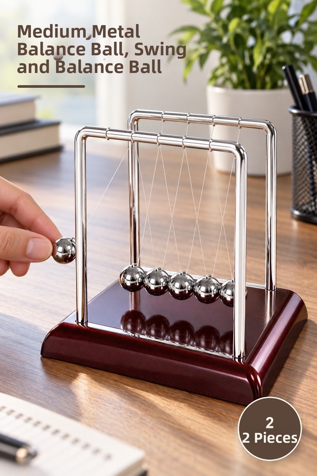 2 Balance Balls – Medium Size Metal Balance Ball, Balance Ball