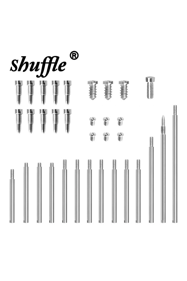 34Pcs Clarinet Repair Tool Sets Maintenance Parts Threaded Rod Screws Clarinet Replacement Parts Woo