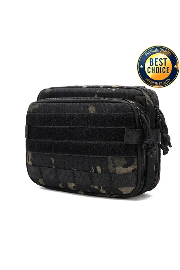 BK-CP Tactical MOLLE Sundry Bag Storage Outdoor Portable First Aid Kit Large Medical Kit Multi-Funct