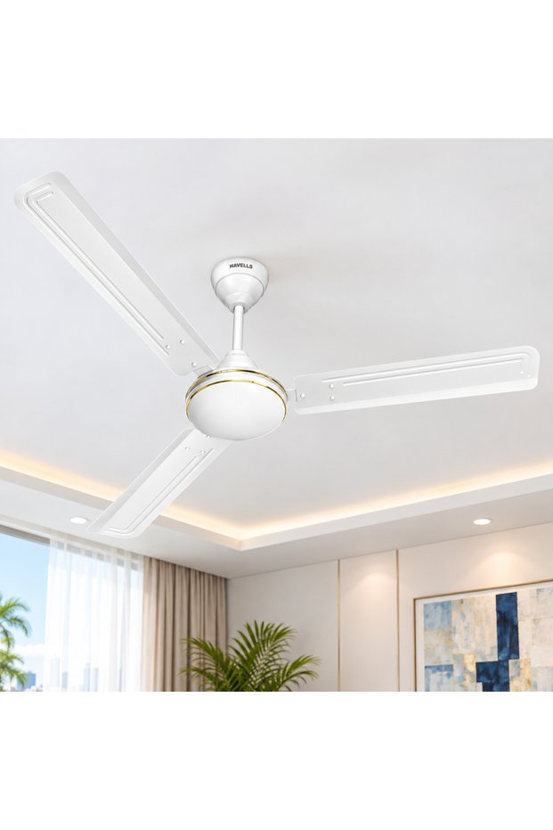 Breezo Plus Electric Celling Fan | Classic Celling Fan with High Air Delivery Energy Efficient | White
