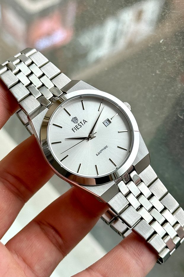 F25040M Men's Wristwatch with Steel Strap