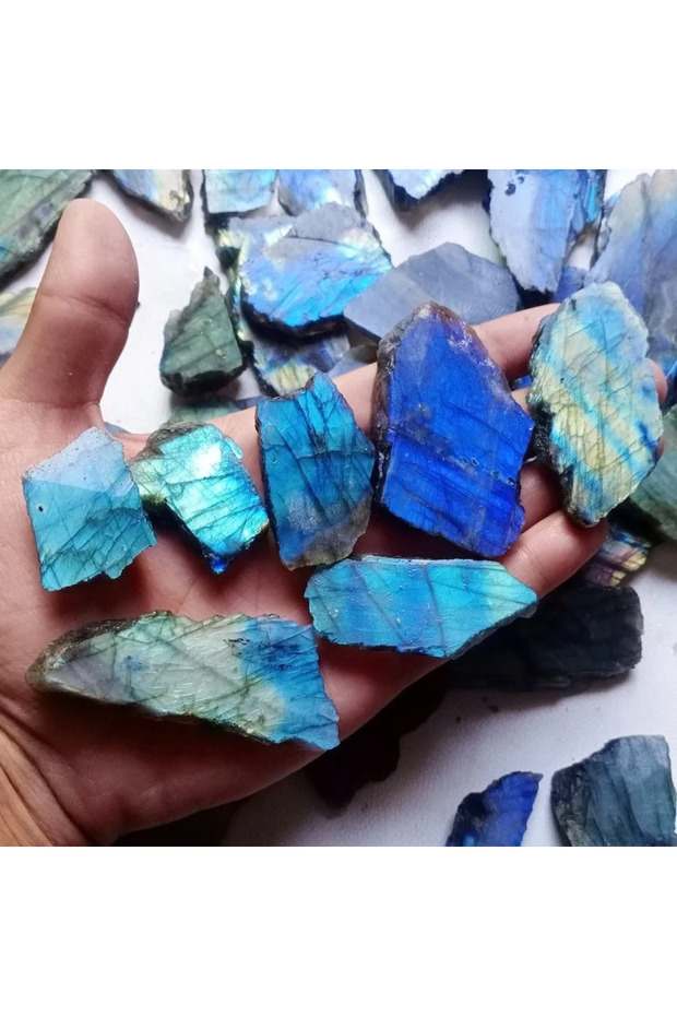 200g DEEP BLUE 50g/100g/200g Blue Labradorite Slab, Raw Stones Labradorite Jewelry DIY, Crystal Gift