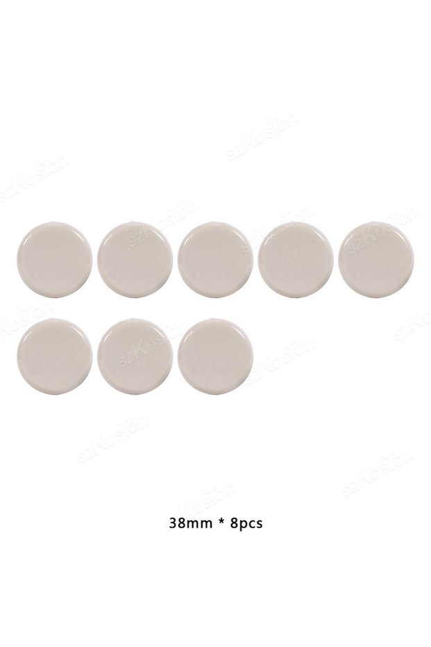 38mm 8pcs/lot Round Furniture Gliders Self Adhesive Teflon Sliders Sliding Block Table Chair Leg Mat