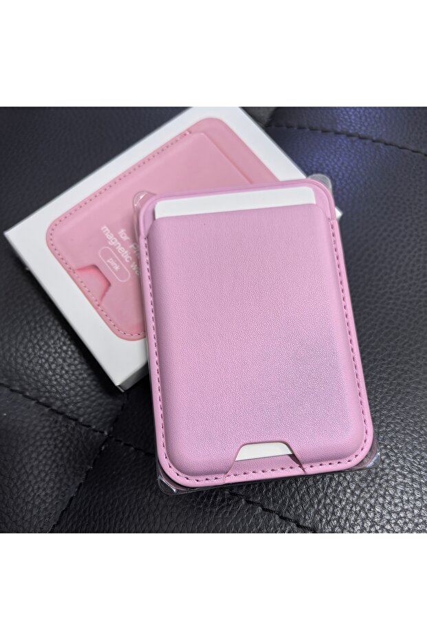 Pink For APPLE Magnetic Wallet For iPhone 17 12 13 14 15 16 17 Pro Max AIR 15 16 Plus Mini Magnetic