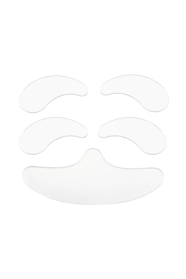 DUTRIEUX 5PCS 5Pcs Reusable Silicone Patches Anti Rimpel Pads Silicone Wrinkle Removal Sticker Face