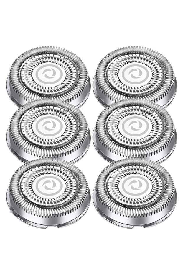 6PCS Aquatouch Replacement Shaver Heads Compatible with Series 1000 2000 3000 5000 AT8xx AT7xx PT8xx