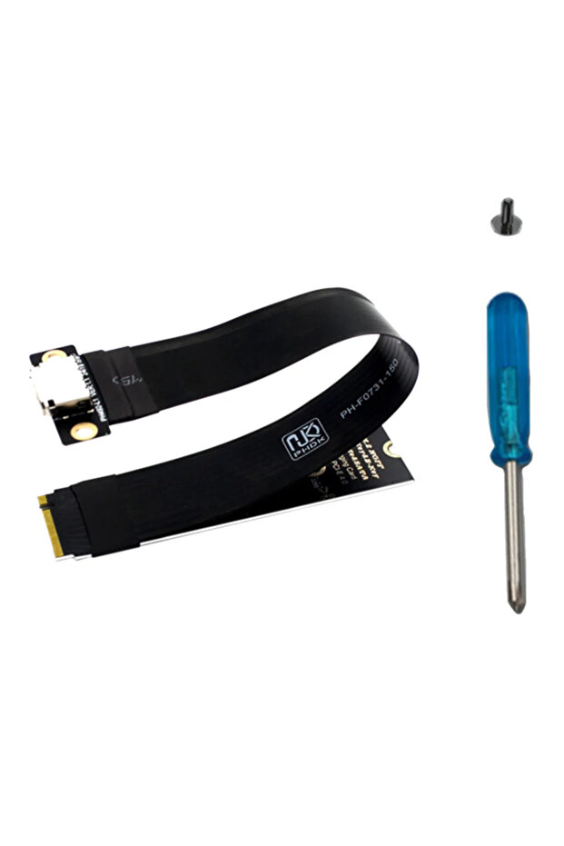 1 SET 5-1SET 5-M.2 NVMe To Oculink SFF-8611 SFF-8612 Laptop External Graphics Card Extension Cable f