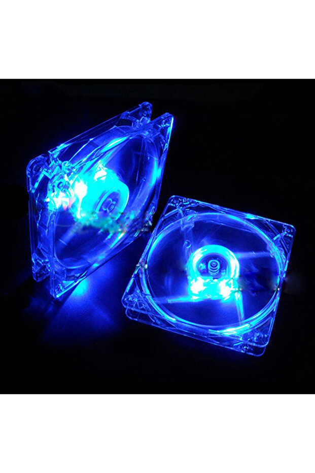 RGB transparent 12cm Blue 120mm PC Computer Fan 4 LEDs Case Colorful Cooling Fan Plastic 12CM Fan fo