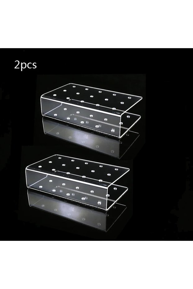 white2pcs Hole Cake Pop Stand Candy Display Acrylic Stand Clear Durable Candy Stand Baby Shower Wedd