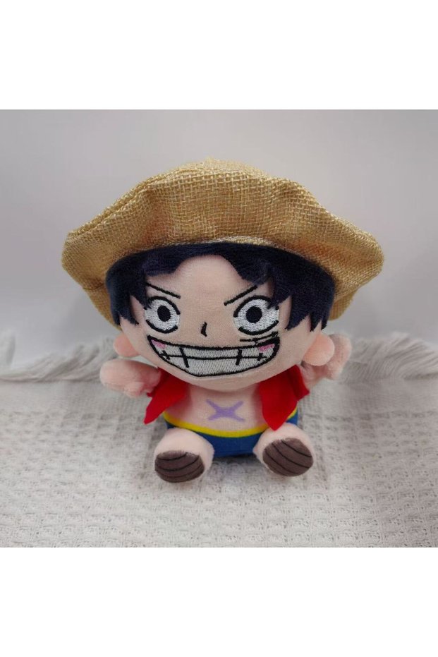 lufei-chain NEW One Piece Anime Figure Zoro Luffy Chopper Plush Toys Cute Cartoon Plushie Stu