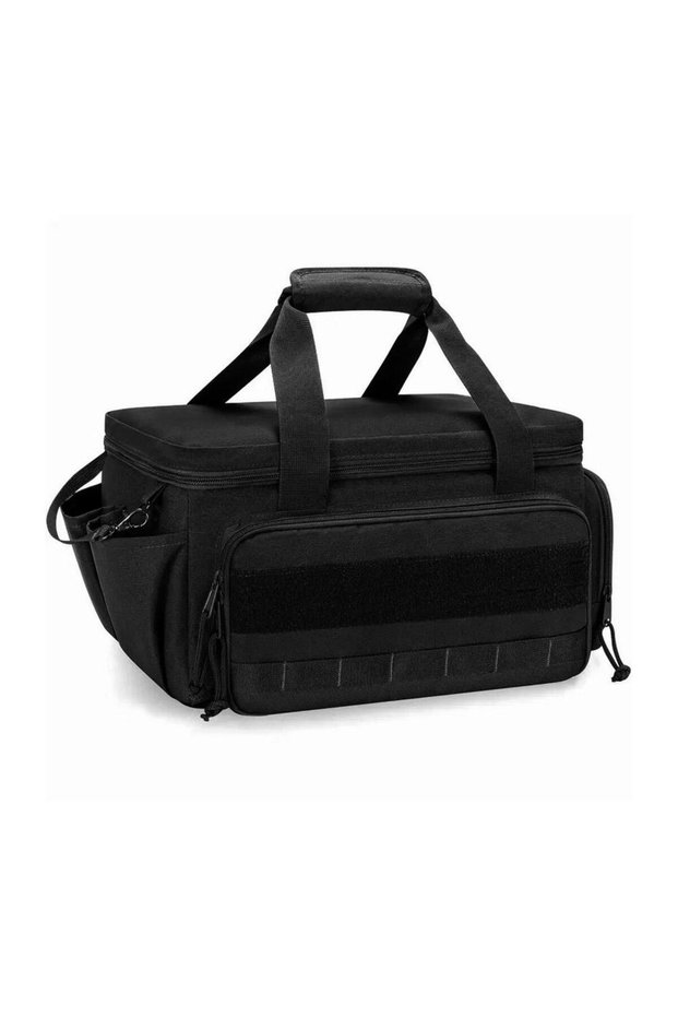 Black High-capacity Tool Storage Bag Comfortable Handle Thick Padded Base Easy Carrying Tool Case Bl