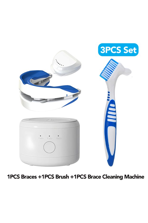 B Type Kit-3PCS Sleeping Anti-Snoring Device Mouthpiece Adjustable Jaw Positioning Custom Teeth Impr