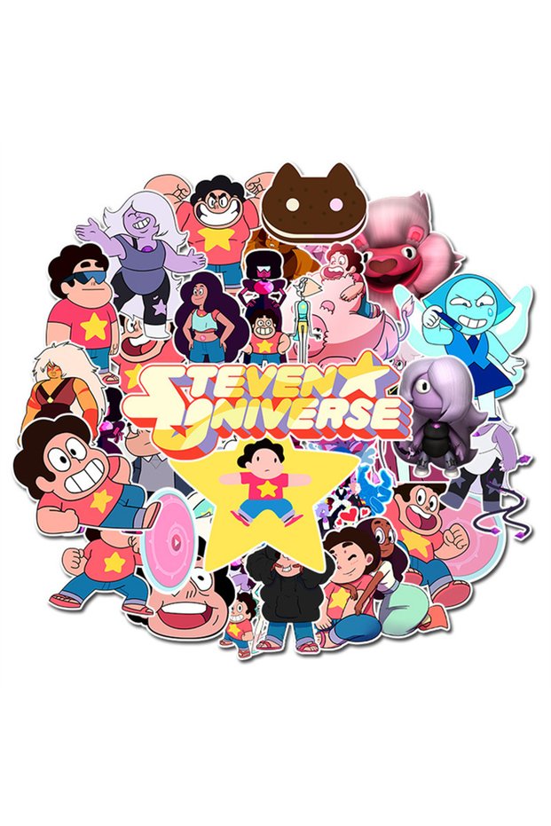 50pcs 50Pcs Cartoon Steven Universe Stickers DIY Motorcycle Travel Luggage Guitar Skateboard Decals