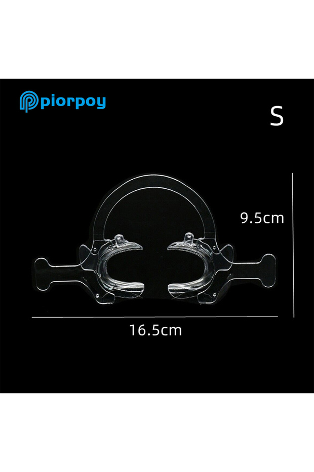 S PIORPOY 1Pcs C Shape Cheek Lip Retractor Plastic Dental Mouth Opener Transparent Tooth Intraoral L
