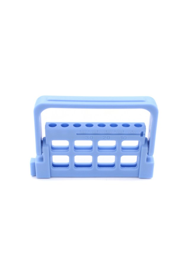 8 Holes Blue PIORPOY 8/16 Holes Dental Endo Root Canal File Holder Dispenser Block For Dentistry Fil