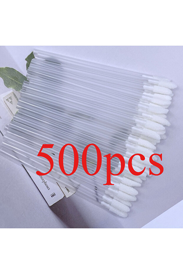 500PCS Transparent 50/500PCS Disposable Lip Brush Eyelash Extension Makeup Brushes Lash Extension Ma