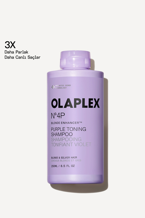 Nº.4P Blonde Enhancer Toning Color Protector & Bond Strengthener Purple Shampoo 250 ml