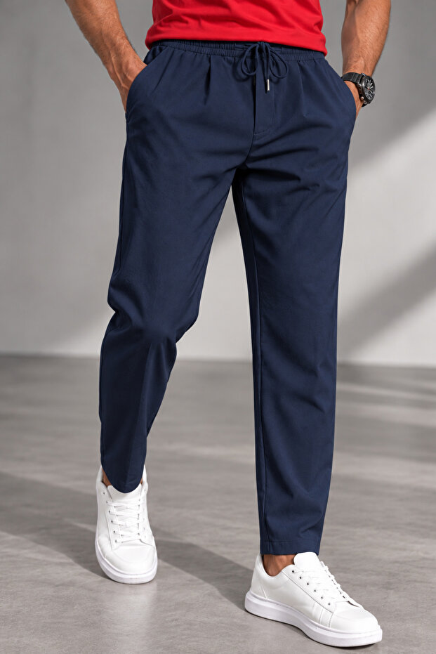 Men's Pants Elastic Waist Jogger Pants Fit Pants with Pockets Men-Jogger