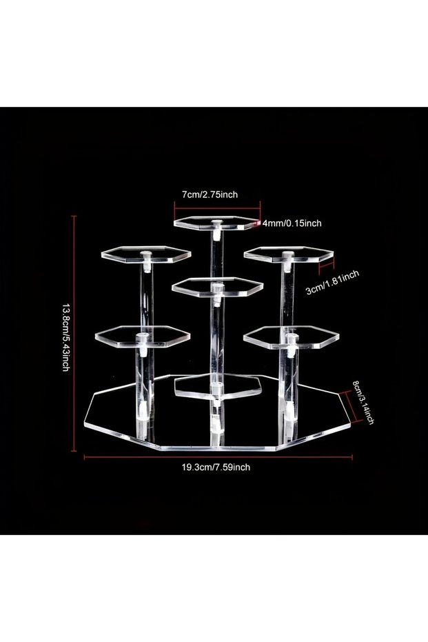 Other A set of 7 heads Multiple Styles Acrylic Display Stand, Used For Placing Jewelry, Collectibles