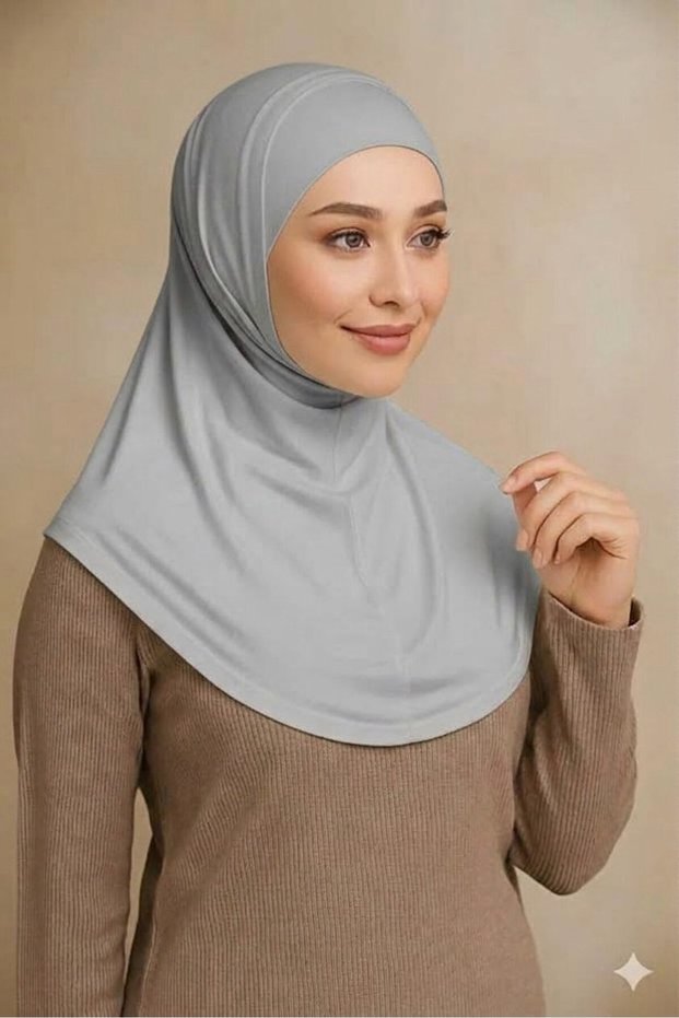 Hijab 2 Pieces Lycra Fabric