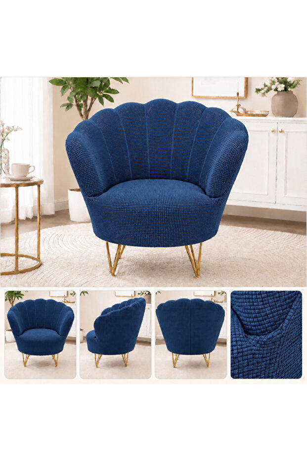 Daisy single seat cover, armchair seat cover, home textile.