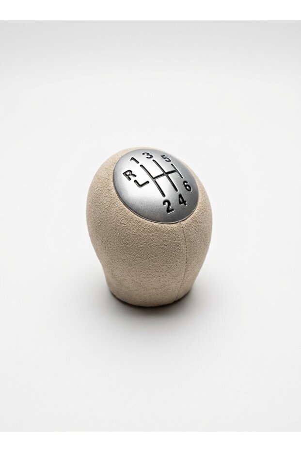 Renault Megane 3 / Dacia Duster / Fluence 6 Forward Gear Knob Chrome Cover Beige (328650024R)