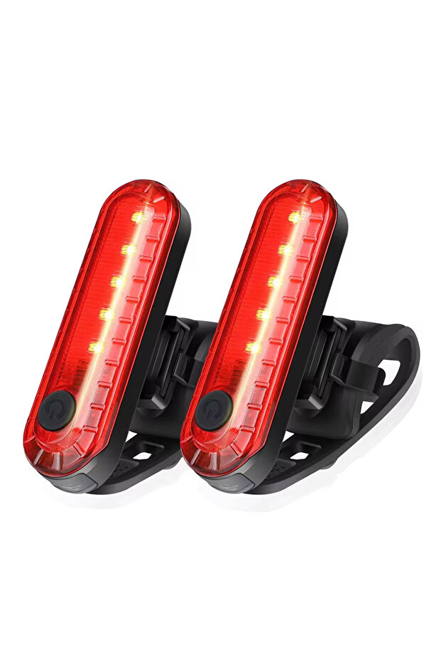 11064.05 Rear Bike Tail Light USB Rechargeable Ultra Bright Taillights Fit On Bicycle Easy to Instal