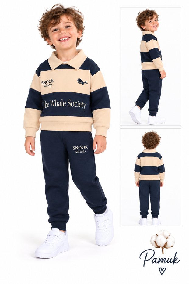 Winter 2-3-4-5 Years Old 3-Strand Knitted Set