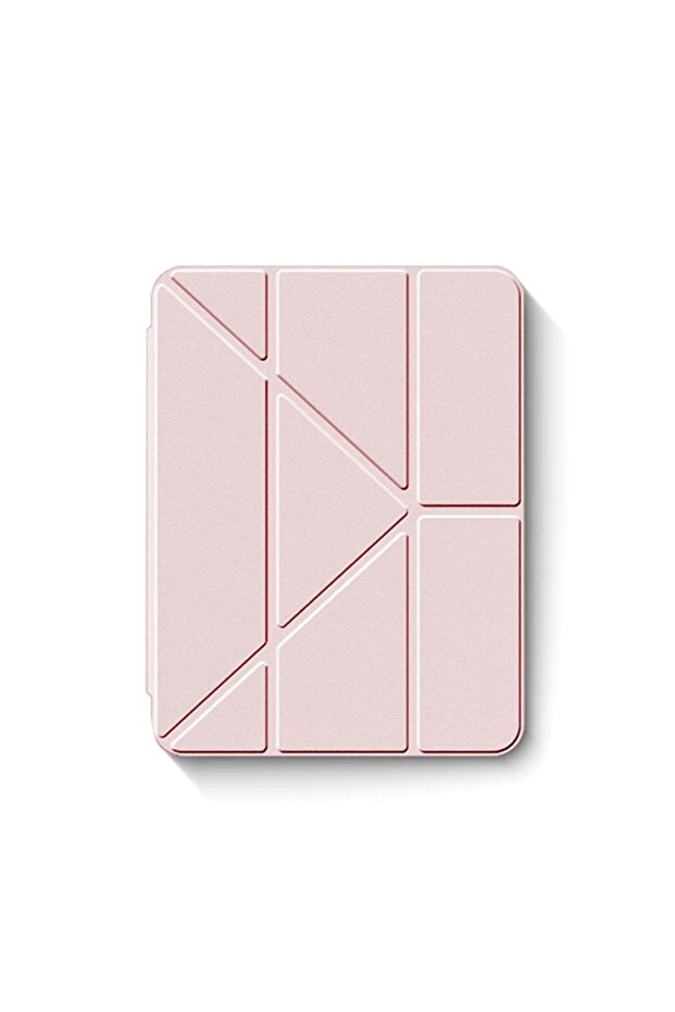 iPad 7 8 9th 10.2 YZ-YKL Pink 3+Y-fold Flip Clear Cover For iPad Air 4 5 6 7 11 For Air 2 9.7 Pro 11