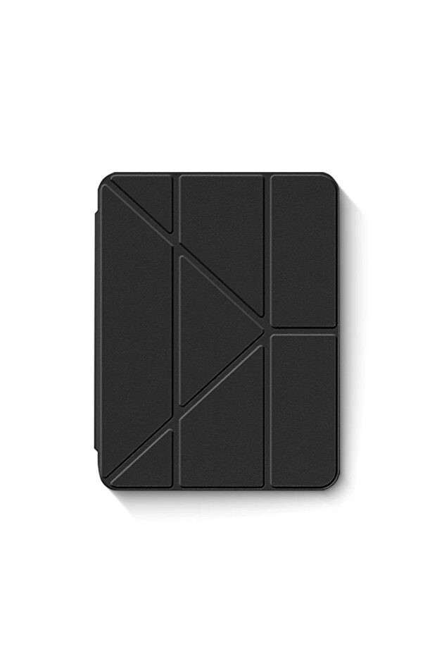 iPad 5th 6th 9.7 YZ-YKL Black 3+Y-fold Flip Clear Cover For iPad Air 4 5 6 7 11 For Air 2 9.7 Pro 11