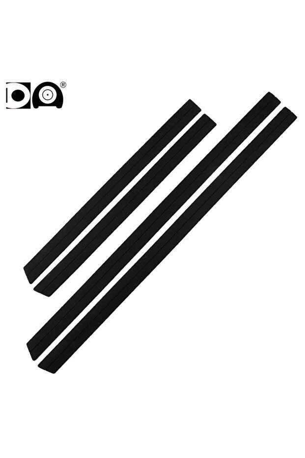Black 2x2 Universal Car Door side protector Side sill Anti-collision Strip for Lincoln Cadillac Buic
