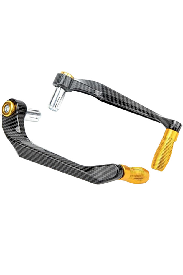 Gold Motorcycle Die-casting Aluminum Alloy Handlebar Brake Clutch Lever Hand Guard Protector Modific