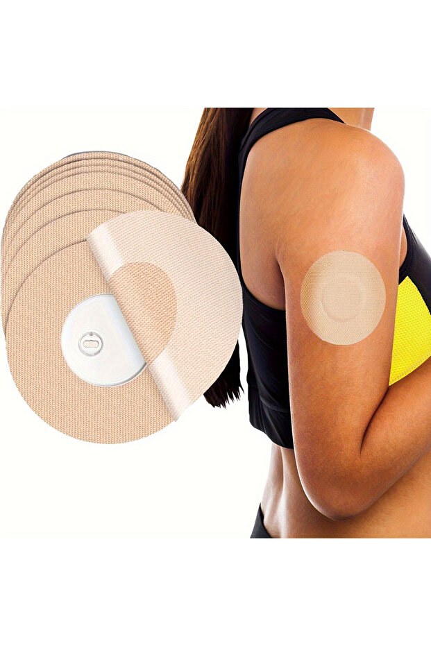 20pcs Ivory Freestyle Sensor Cover for Libre 2, Waterproof Patches, Hypoallergenic & Latex-Free, 14