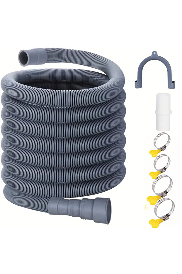 1.5m 1.5/2/3 Meter Washing Machine Drain Hose Flexible Dishwasher Drain Hose Extension Kits Corrugat